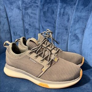 Kuru Women’s Atom Waterproof Sneaker Smoke Gray/Apricot Size 8 Slip On Amazing!